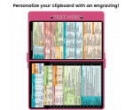 WhiteCoat Clipboard® - Pink Diagnostic Sonography Edition